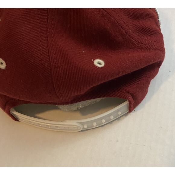 University of Alabama Crimson Tide Zephyr snapback Hat / Cap White / Burgundy - Picture 5 of 9